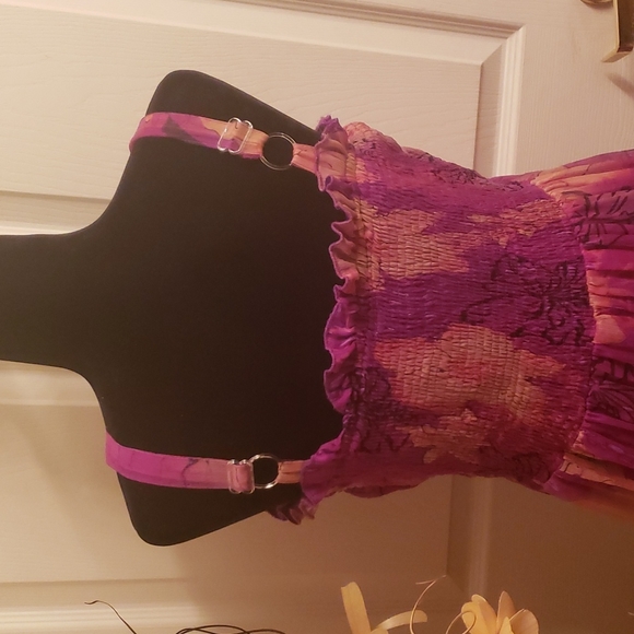 Women Plus Size Floral Print 2 pc Design Dress . - Picture 5 of 9